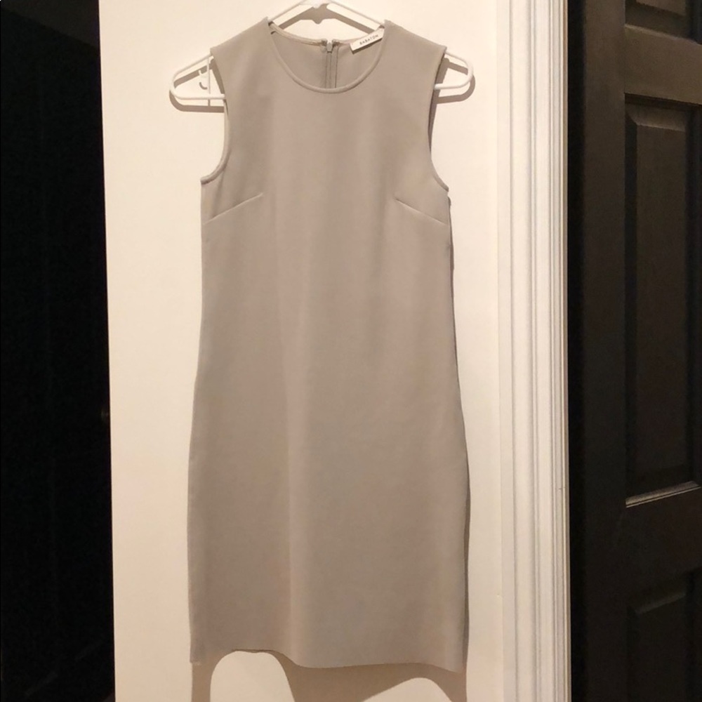 Aritzia Babaton cement colored scuba dress